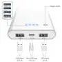 Portable Charger Power Bank【24800mAh】HETP High Capacity External Battery Pack with 4 LED Lights Ultra-Compact High-Speed Recharging Battery Charger for Smart Phone Android Phone Tablet and More- White Portable Charger Power Bank【24800mAh】HETP High Capacity External Battery Pack with 4 LED Lights Ultra-Compact High-Speed Recharging Battery Charger for Smart Phone Android Phone Tablet and More- White