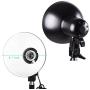 Emart 2 x 15W Table Top Photography Studio LED Lighting Kit with Light Stand Tripod