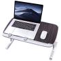 Laptop Desk for Bed, TaoTronics Lap Desks Bed Trays for Eating and Laptops Stand Lap Table, Adjustable Computer Tray for Bed, Foldable Bed Desk for Laptop and Writing in Sofa and Couch Black