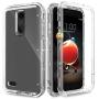 AMENQ Case for LG Aristo 2/LG Tribute Empire/LG Tribute Dynasty/LG Rebel 3 L158VL/LG Rebel 4 LTE, Full Body TPU and PC Armor Clear Protective Phone Cover (Crystal Clear)