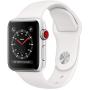 Apple Watch Series 3 (GPS + Cellular, 38mm) - Silver Aluminum Case with White Sport Band