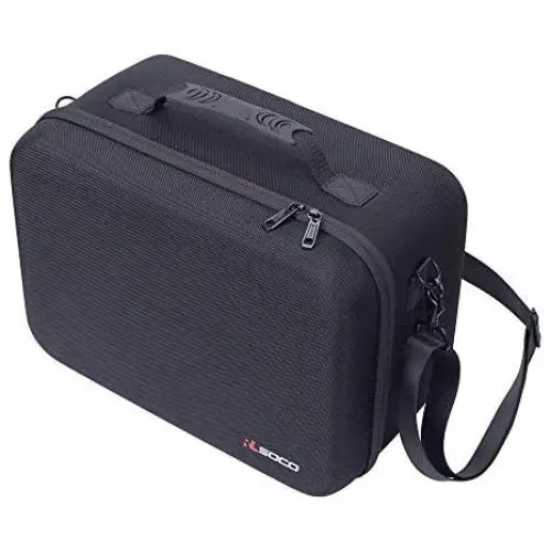 RLSOCO Hard Shell Carrying Case for Playstation 4 / Playstation 4 Pro Console and Accessories - Fits for PS4 Controllers, Headsets, Mobile Hard Drive, Cables RLSOCO Hard Shell Carrying Case for Playstation 4 / Playstation 4 Pro Console and Accessories - Fits for PS4 Controllers, Headsets, Mobile Hard Drive, Cables