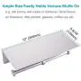 APLusee Double Toilet Paper Holder with Shelf Brushed Nickel, SUS 304 Stainless Steel Contemporary Tissue Roll Holder Mobile Phone Storage Rack
