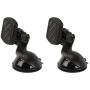 Scosche MWSM2PK-UB MagicMount Universal Magnetic Suction Cup Mount Holder for Mobile Devices, Black (Pack of 2)