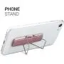kwmobile Universal Elastic Finger Holder for Smartphones - PU Leather Stretch Grip Finger Strap with Stand Compatible with All Smartphones - Rose Gold kwmobile Universal Elastic Finger Holder for Smartphones - PU Leather Stretch Grip Finger Strap with Stand Compatible with All Smartphones - Rose Gold