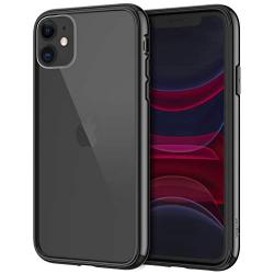 JETech Case for Apple iPhone 11 (2019), 6.1-Inch, Shockproof Bumper Cover, Anti-Scratch Clear Back, Black