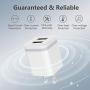 Phone Charger 3FT + 6FT + 10FT with Wall Plug 5-Pack, Niluoya Nylon Charging Cable Cord and Dual USB Block Cube Adapter Replacement for iPhone Xs Max XR X 8 7 6 6S Plus 11 9 Pro 5 SE SE2 5S 5C, Pad