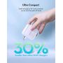 USB C Charger, RAVPower 65W PD Charger [GaN Power Tech] Dual Port Wall Charger Adapter with Foldable Plug for MacBook Pro iPad Pro Nintendo Switch Pixel, iPhone 11 Pro Max X XS XR 8, Galaxy S9 S9+ S10