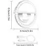 BaSi Selfie Ring Light,Selfie Light Rechargeable Portable Clip-on Selfie Fill Ring Light for iPhone Android Smart Phone Photography, Camera Video, Girl Makes up (White) BaSi Selfie Ring Light,Selfie Light Rechargeable Portable Clip-on Selfie Fill Ring Light for iPhone Android Smart Phone Photography, Camera Video, Girl Makes up (White)