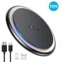 Andobil Boost Wireless Charger, Qi Certified 15W/7.5W Fast Wireless iPhone/Android Charger Pad Compatible with iPhone Se/iPhone 11 Series/XR/X/8, Samsung Galaxy S20/S10/S9/S8 Note 10/9 AirPods2 Andobil Boost Wireless Charger, Qi Certified 15W/7.5W Fast Wireless iPhone/Android Charger Pad Compatible with iPhone Se/iPhone 11 Series/XR/X/8, Samsung Galaxy S20/S10/S9/S8 Note 10/9 AirPods2