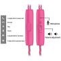 Headphones Heavy Bass Stereo Earphones Earbuds Noise Isolating Tangle Free Headsets CBGGQ in Ear Headphones with Remote & Microphone,for iOS and Android,Laptops,Gaming(Black+White+Pink+Green 4 Pack)
