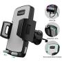 Cell Phone Holder for Car, Universal Car Holder Phone Mount, Quntis Car Air Vent Stand Cradle 360 Rotation Compatible with iPhone Xs XR X 8 7 6 Plus Samsung S10 S9 S8 Plus LG Motorola Pixel Nexus