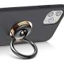 TORRAS Porcelain Cell Phone Ring Holder, [Case Friendly] Phone Stand Finger Kickstand Grip Ring Compatible with iPhone 11 Pro MAX XS X XR 8 SE, Samsung Galaxy S20 +Ultra Note10 Plus S9 8-Black