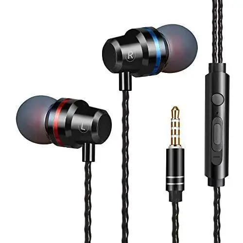 Earbuds Headphones Stereo in-Ear Earbuds with Microphone Mic and Volume Control Noise Isolating Wired Ear Buds Compatible Android Phone Tablet Laptop 3.5mm Devices Earphones Earbuds Headphones Stereo in-Ear Earbuds with Microphone Mic and Volume Control Noise Isolating Wired Ear Buds Compatible Android Phone Tablet Laptop 3.5mm Devices Earphones