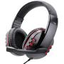 Poulep Gaming Headset Headphone for PS4, Playstation 4, NS Switch, Playstation Vita, Mac, Laptop, Tablet, Computer, Mobile Phones with Microphone (3.5mm Plug，Red)