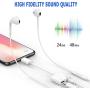 Headphone Jack Adapter Dongle for iPhone Xs/Xs Max/XR/ 8/8 Plus/X (10) /11/11 pro/7/7 Plus Adapter to 3.5mm Splitter Converter Compatible Charger and Listen to Music Aux Adapter Audio + Charge Adaptor