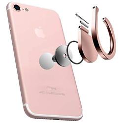 Cell Phone Ring Holder for Back of Phone Mount and Finger Grip iPhone Ring Kickstand (Gold)