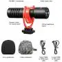 Upgraded BOYA Camera Super-Cardioid Video Shotgun Condenser Microphone by-MM1+ with Headphone Monitoring, Compatible with Camera Camcorder Android iOS Smartphone Upgraded BOYA Camera Super-Cardioid Video Shotgun Condenser Microphone by-MM1+ with Headphone Monitoring, Compatible with Camera Camcorder Android iOS Smartphone