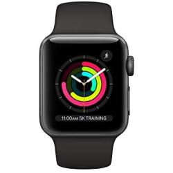 Apple Watch Series 3 (GPS, 38mm) - Space Gray Aluminum Case with Black Sport Band