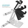 Tablet Stand Adjustable, Lamicall Tablet Holder Dock for Desk Kitchen, Compatible with iPad Pro 9.7, 10.5, Mini Air, Tab, Foldable Portable Switch Playstand