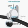 [Pro Version] KIWI design VR Cable Management, 6 Packs Retractable Ceiling Pulley System for HTC Vive/HTC Vive Pro/Oculus Rift S/PS VR/Microsoft MR/Samsung Odyssey VR Accessories (White)