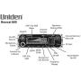 Uniden BEARCAT 880 CB Radio with 40 Channels and Large Easy-to-Read 7-Color LCD Display with Backlighting, Backlit Control Knobs/Buttons, NOAA Weather Alert, PA/CB Switch, and Wireless Mic Compatible