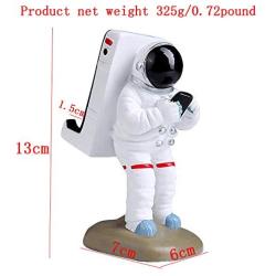 GOODKSSOP Funny Unique Astronaut Style Resin Cute Desktop Stand Holder Desk Mount Universal for iPhone 11 Pro Max/11/11Pro/Xs/XR/7/8Samsung S9/S10 Cell Mobile Phone for iPad Air Pro Mini Tablet PC