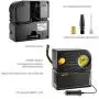 WindGallop Small Portable Air Compressor Tire Inflator with Pressure Gauge Car Tire Pump 12V DC Tire Compressor Electric Air Pump for Car Tires Bike Motorbike Tire Balls Other Inflatables (Yellow)