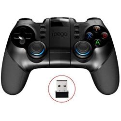 Mutop Wireless 4.0+2.4G Wireless Gamepad Trigger Pubg Controller Mobile Joystick Compatible iOS/Android Mobile Phone/Tablet/PC - IPEGA PG-9156 (Renewed)