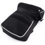 Ruiqas Bike Cycling Front Frame Bag, Double Side Waterproof Pannier Bicycle Mobile Phone Holder Storage Bag Cycling Accessories for Mountain Road Bikes