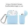 Airpods Case, GMYLE Silicone Protective Shockproof Wireless Charging Airpods Earbuds Case Cover Skin with Keychain kit Set, Women Girls Men, Compatible for Apple AirPods 2 & 1 – Sky Blue Airpods Case, GMYLE Silicone Protective Shockproof Wireless Charging Airpods Earbuds Case Cover Skin with Keychain kit Set, Women Girls Men, Compatible for Apple AirPods 2 & 1 – Sky Blue