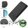 Beseller Samsung Galaxy S10 Plus Battery Case 5000mAh, External Battery Charger Rechargeable Battery Pack Protective Case for Galaxy S10 Plus(6.4 Inches)