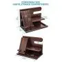 TESLYAR Wood Phone Docking Station Ash Key Holder Wallet Stand Watch Organizer Men Gift Husband Wife Anniversary Dad Birthday Nightstand Purse Father Graduation Male Travel Idea Gadgets TESLYAR Wood Phone Docking Station Ash Key Holder Wallet Stand Watch Organizer Men Gift Husband Wife Anniversary Dad Birthday Nightstand Purse Father Graduation Male Travel Idea Gadgets
