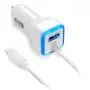 Apple Certified iPhone Lightning Car Charger for iPhone 11, X, XR, XS, 8, 8 Plus, 7, 7 Plus, 6S, 6S Plus, 6 Plus, SE, 5S, iPad Pro, Air 2, Mini 4 with Extra USB Port (White) Apple Certified iPhone Lightning Car Charger for iPhone 11, X, XR, XS, 8, 8 Plus, 7, 7 Plus, 6S, 6S Plus, 6 Plus, SE, 5S, iPad Pro, Air 2, Mini 4 with Extra USB Port (White)