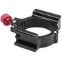 EACHSHOT 4-Ring V2 Cold Shoe Adapter Ring Zhiyun Smooth 4 Applied to Rode Microphone LED Video Light Filmmaker Vlog, Microphone Mount Designed Smooth4 Rosette Mount [Updated Version]