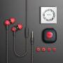 Earphones,OARIE in-Ear Headphones Stereo Earbuds with Microphone for iPhone, iPod, iPad, Samsung (Red)