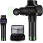 Massage Gun, Upgraded 20 Adjustable Speeds Handheld Vibration Deep Tissue Muscle Massager Device - with 6 Massage Heads and Portable Bag for Deep Muscle Tissue Massage