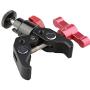 CAMVATE Super Clamp Articulated Mini Ball Head Mount with1/4-20 Screw for DSLR Camera DIY Accessories(Red)