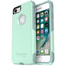 OtterBox Commuter Series Case for iPhone SE (2nd gen - 2020) and iPhone 8/7 (NOT Plus) - Retail Packaging - Ocean Way & Alpha Glass Series Screen Protector for iPhone 6/6s/7/8 - Retail Packaging