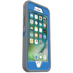 OtterBox DEFENDER SERIES Case for iPhone SE (2nd gen - 2020) and iPhone 8/7 (NOT PLUS) - Retail Packaging - MARATHONER (COWABUNGA BLUE/GUNMETAL GREY), Single