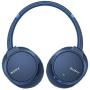 Sony Noise Cancelling Headphones WHCH700N: Wireless Bluetooth Over the Ear Headset with Mic for phone-call and Alexa voice control - Blue
