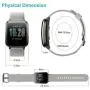 Willful Smart Watch for Men Women 2020 Version IP68 Waterproof, Fitness Tracker Heart Rate Monitor Sport Digital Watch, Smartwatch for Android Phones and iOS Phones Compatible iPhone Samsung (BK-Gray)