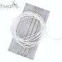 ITSEAMS 100 Yard 1/8 Inch (3mm) White Round Elastic Cord | Stretch String for Sewing | DIY Facemasks (Mascarillas) | Adjustable Earloop Bands