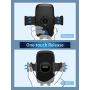 Mpow Dashboard Car Phone Mount, Windshield Car Phone Holder, 2 Suction Levels, Washable Gel Pad Compatible iPhone 11 Pro/Max/X/XS/XR/8Plus/8/7Plus/7/6Plus, Google, One Plus, Moto