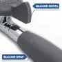 YOO.MEE ADA Handheld Shower Head- For Elderly, Parkinson, Arthritis or People Disabled in Action-w/Extra-Large Silicone Switching Device-w/Comfortable Grip Handle-w/Pause Setting-w/Soft Water, Chrome YOO.MEE ADA Handheld Shower Head- For Elderly, Parkinson, Arthritis or People Disabled in Action-w/Extra-Large Silicone Switching Device-w/Comfortable Grip Handle-w/Pause Setting-w/Soft Water, Chrome