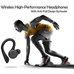 HolyHigh Wireless Earbuds Bluetooth 5.0 IPX7 Waterproof, TWS Headphones 26H Long Playtime with Charging Case, Build-in Mic in Ear Sports Earbuds for Android