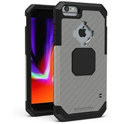 Rokform - iPhone 8/7/6/6s Plus Magnetic Case with Twist Lock, Military Grade Rugged iPhone Case Series (Gunmetal)