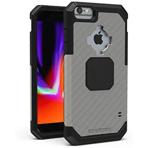 Rokform - iPhone 8/7/6/6s Plus Magnetic Case with Twist Lock, Military Grade Rugged iPhone Case Series (Gunmetal)