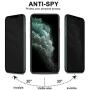 XYYZYZ [2 Pack] Privacy Screen Protector for iPhone 11 Pro Max and iPhone Xs Max Full Coverage 6.5 Inch, Anti Spy Tempered Glass Film with [Installation Frame], Case Friendly, Anti Scratch, No Bubbles