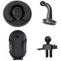 Dosili Cell Phone Vehicle Mount,Dashboard Beanbag Friction Mount,2 in 1 Dashboard Mount and Car Air Vent Holder,for iPhone Android and Other Smartphones